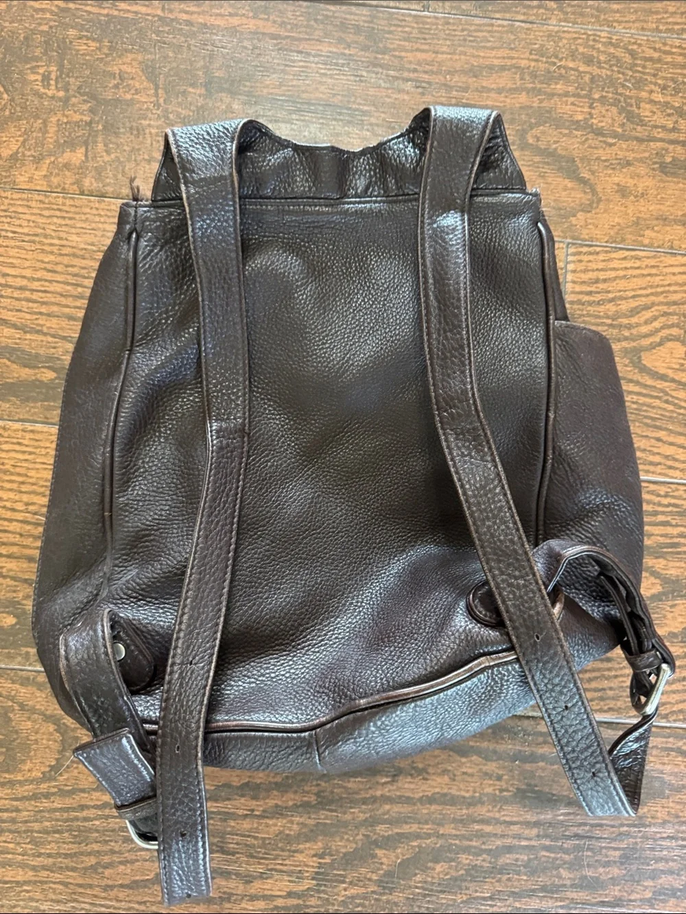 Ellington Dark Brown Leather Backpack